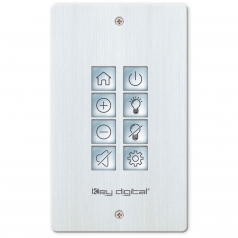 8 Button Web UI Programmable IP Control Wall Plate Keypad>