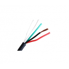 Wirepath  16-Gauge 4-Conductor Speaker Wire.(pieza) Negro>