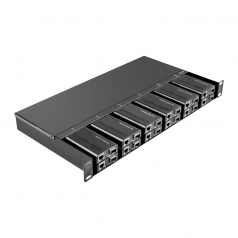 12 slot fiber chassis with one AC power supply>