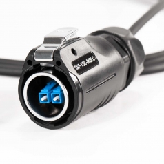 Tactical male duplex connector housing>